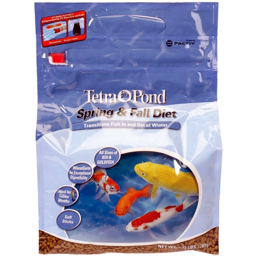 Tetra Pond Spring & Fall Diet Wheat Germ Fish Food  - 1.72 lbs. 