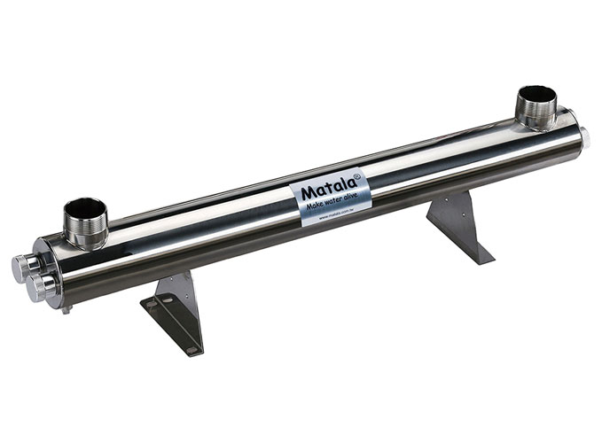 Matala Spectrum 150 Watt Stainless Steel UV-C Sterilizer -2" (with 2" Unions)