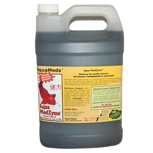 Aqua Meds Aqua MedZyme Liquid - 1 Gallon (128 oz.)