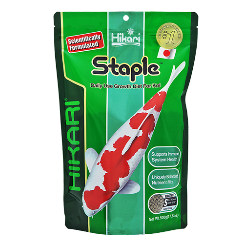 Hikari Staple Koi Fish Food - 17.6 oz (Medium Pellets)