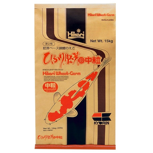 Hikari Wheat Germ Koi Fish Food - 33 lbs. (Small Pellets)