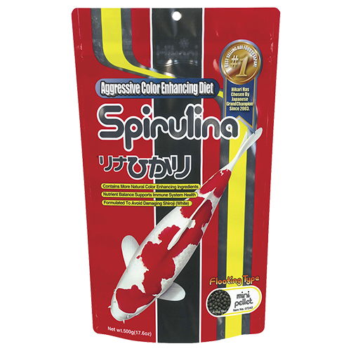 Hikari Spirulina Koi Fish Food - 17.6 oz. (Mini Pellets)