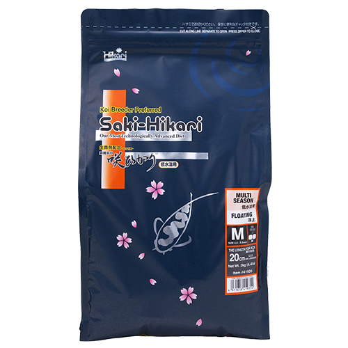 Saki-Hikari Multi Season Koi Fish Food - 4.4 lbs. (Medium Pellets)