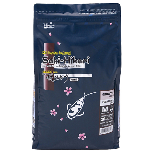 Saki-Hikari Growth Koi Fish Food - 4.4 lbs. (Medium Pellets)
