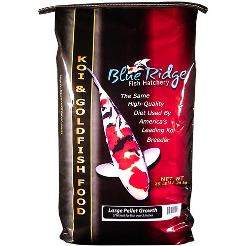 Blue Ridge Growth Koi Fish Food - 25 lbs. (Large Pellet)