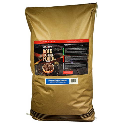 Blue Ridge Growth Koi Fish Food - 50 lbs. (Mini Pellet)