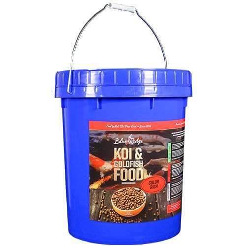 Blue Ridge Color Rich Koi Fish Food - 14 lbs. (Large Pellet)