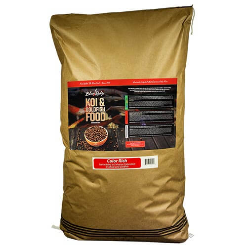 Blue Ridge Color Rich Koi Fish Food - 50 lbs. (Large Pellet)