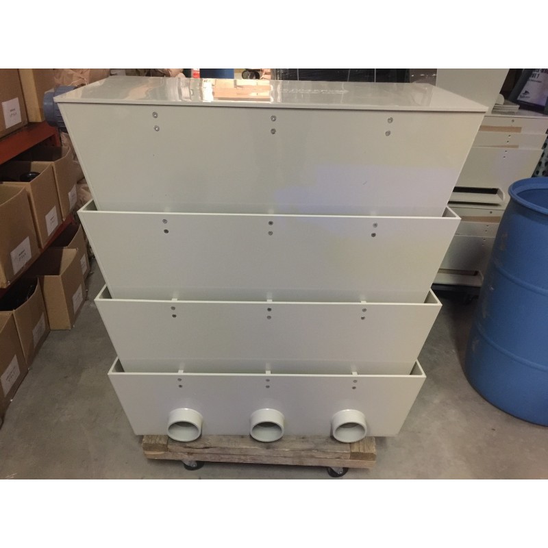 Seaside Aquatics Medium 38 inch Bakki Shower w/3 x 4 inch Outlet